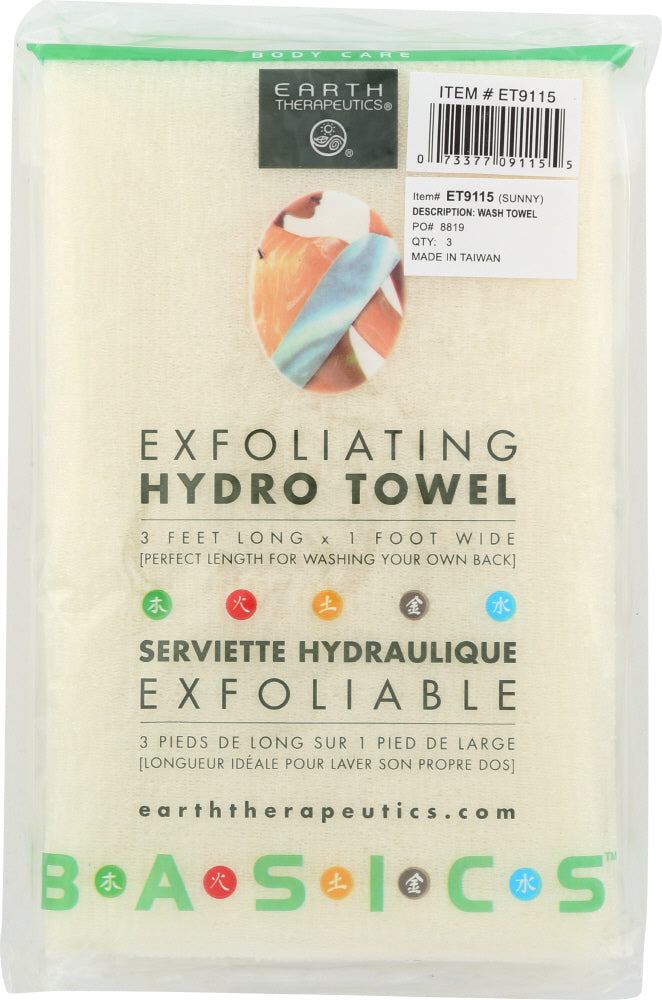 EARTH THERAPEUTICS: Hydro Exfoliating Towel, 1 pk - Vending Business Solutions