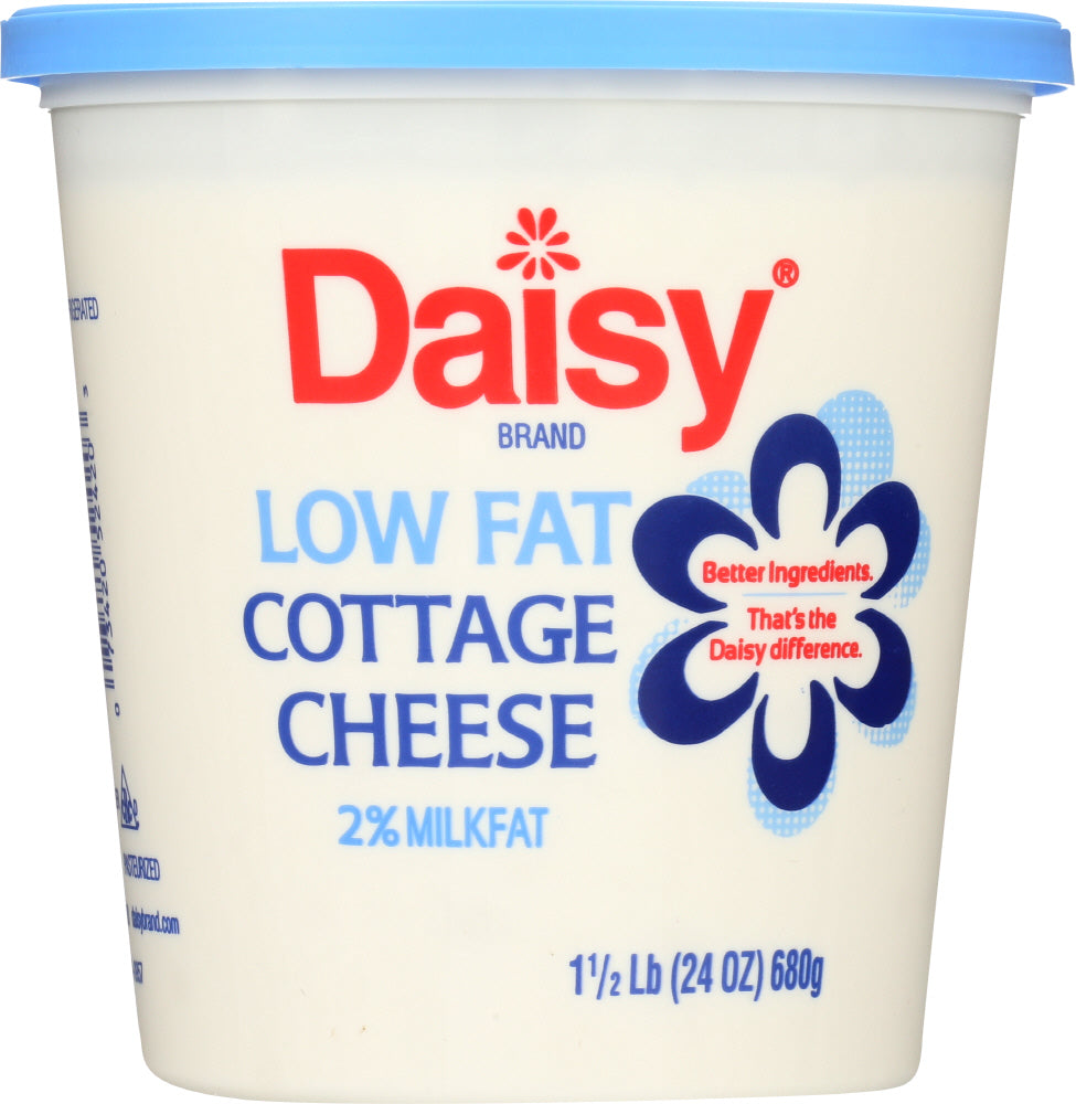 DAISY: Low Fat Cottage Cheese 2% Milkfat, 24 oz - Vending Business Solutions