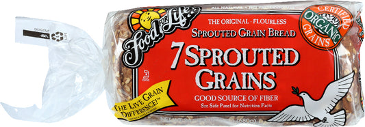 FOOD FOR LIFE: Organic 7 Key Sprouted Whole Grain Bread, 24 oz - Vending Business Solutions