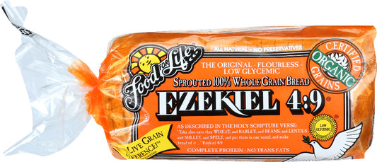 FOOD FOR LIFE: Ezekiel 4:9 Sprouted 100% Whole Grain Bread, 24 oz - Vending Business Solutions