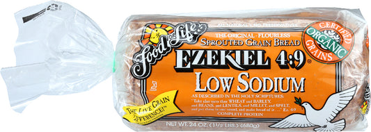FOOD FOR LIFE: Ezekiel 4:9 Bread Sprouted Grain Low Sodium, 24 oz - Vending Business Solutions