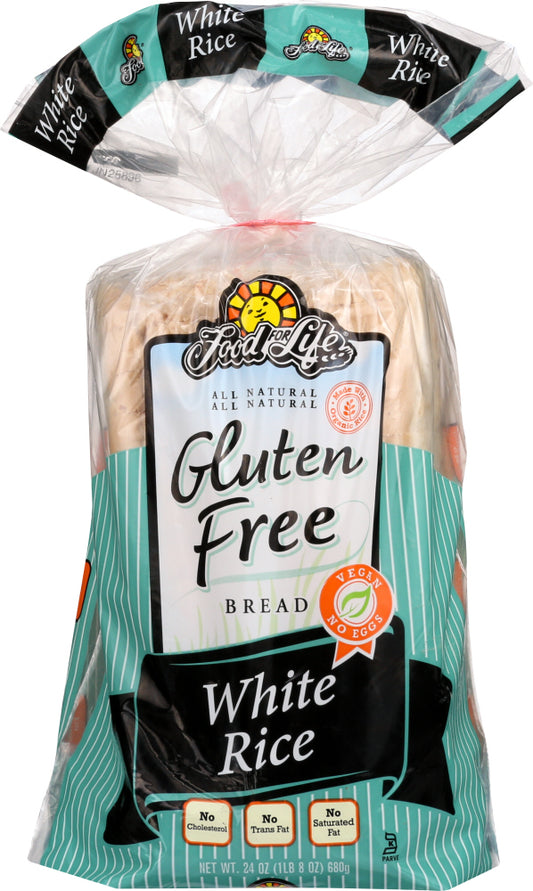 FOOD FOR LIFE: Gluten Free White Rice Bread, 24 oz - Vending Business Solutions