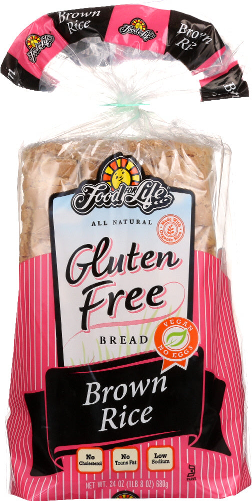 FOOD FOR LIFE: Gluten Free Brown Rice Bread, 24 oz - Vending Business Solutions