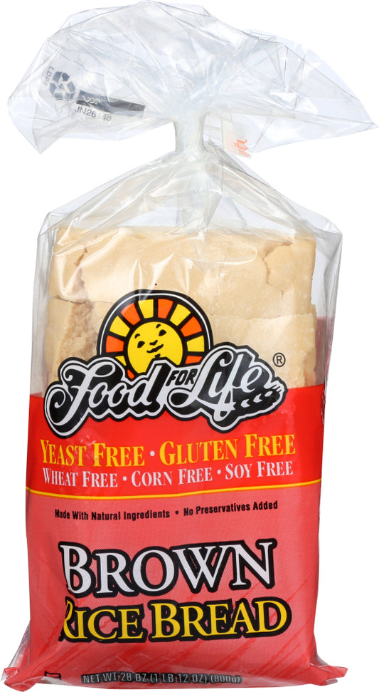 FOOD FOR LIFE: Brown Rice Bread, 24 oz - Vending Business Solutions
