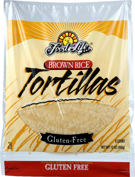 FOOD FOR LIFE: Brown Rice Tortillas, 12 oz - Vending Business Solutions