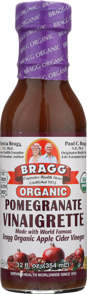 BRAGG: Organic Pomegranate Vinaigrette Dressing, 12 oz - Vending Business Solutions