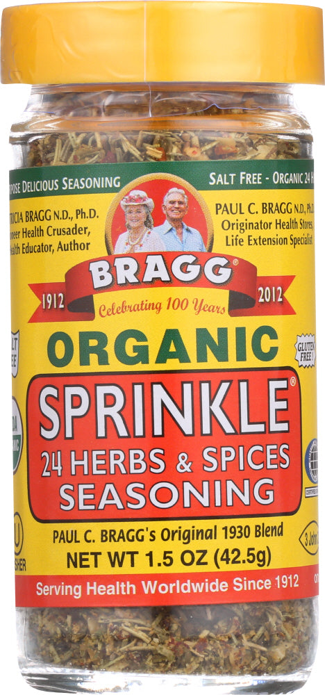 BRAGG: Organic Sprinkle 24 Herbs and Spices Seasoning, 1.5 oz - Vending Business Solutions