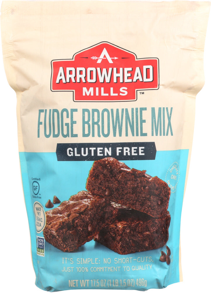 ARROWHEAD MILLS: Mix Brownie Organic, 17.5 oz - Vending Business Solutions