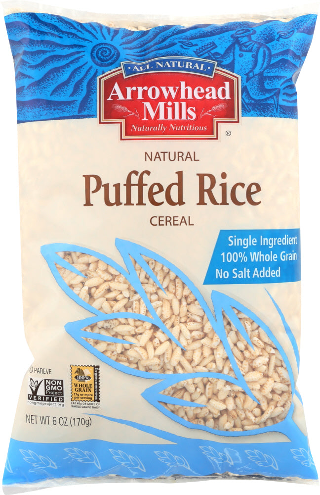 ARROWHEAD MILLS: Natural Puffed Rice Cereal, 6 oz - Vending Business Solutions