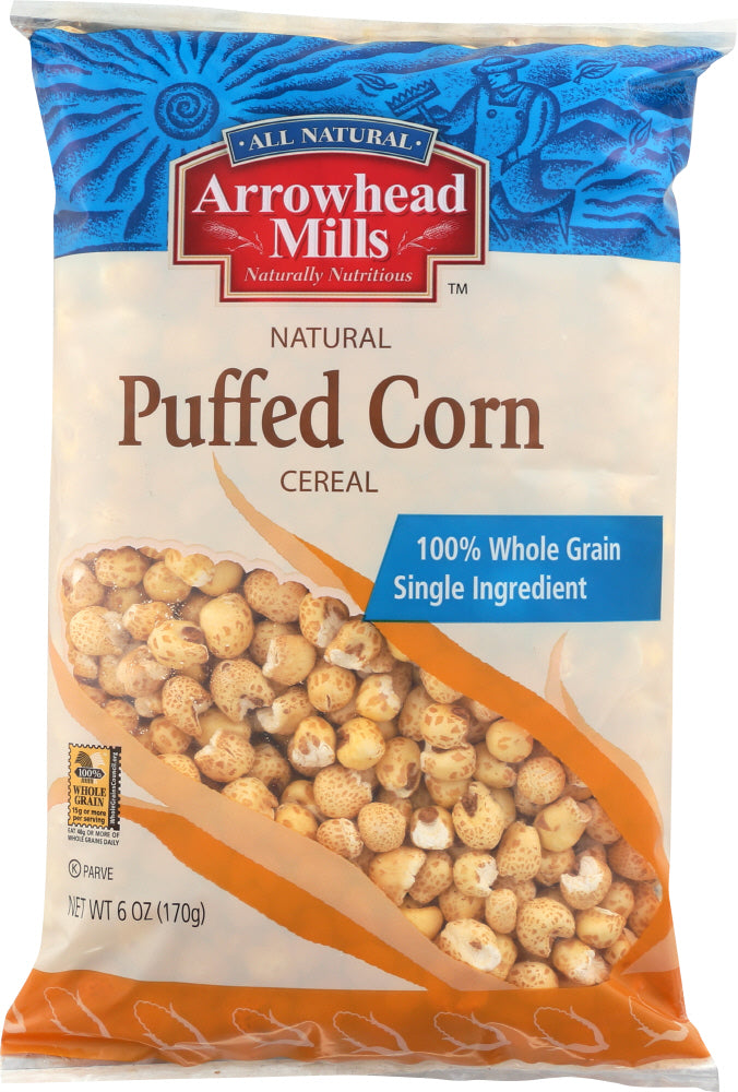 ARROWHEAD MILLS: Natural Puffed Corn Cereal, 6 oz - Vending Business Solutions