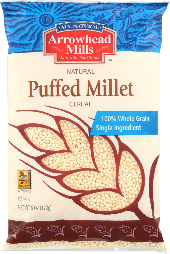 ARROWHEAD MILLS: Puffed Millet Cereal, 6 oz - Vending Business Solutions