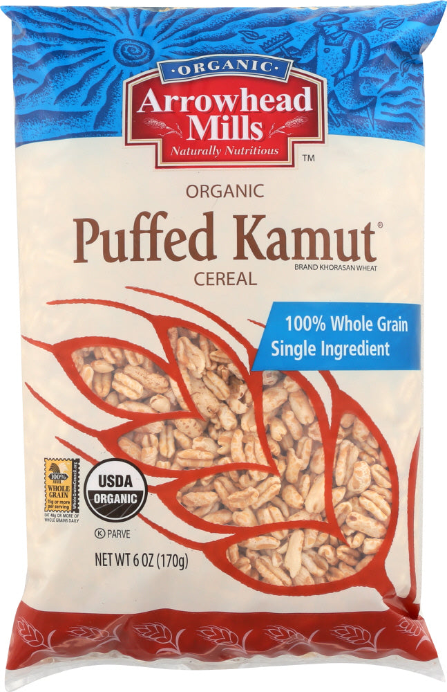 ARROWHEAD MILLS: Organic Puffed Kamut Cereal, 6 oz - Vending Business Solutions