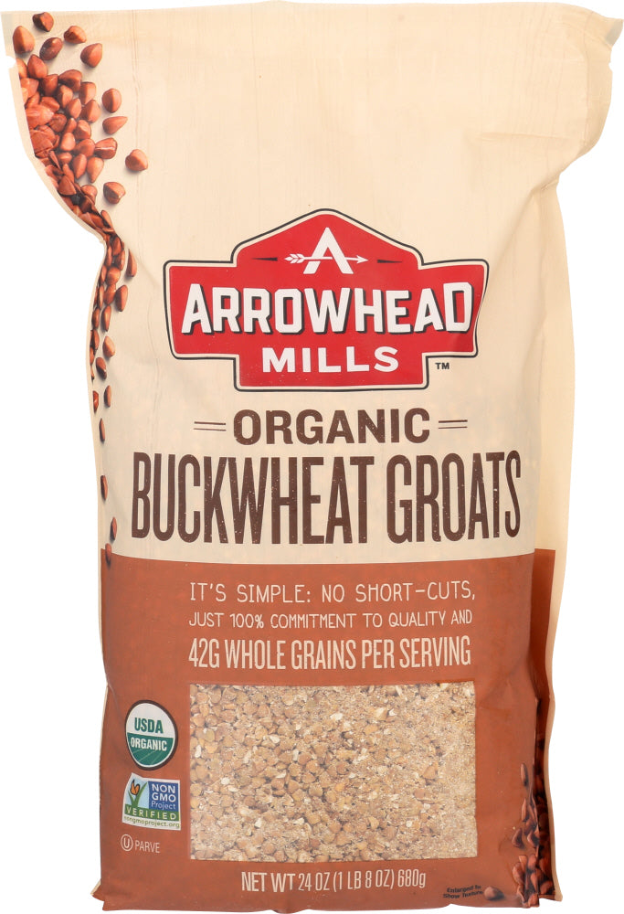 ARROWHEAD MILLS: Organic Buckwheat Groats, 24 oz - Vending Business Solutions