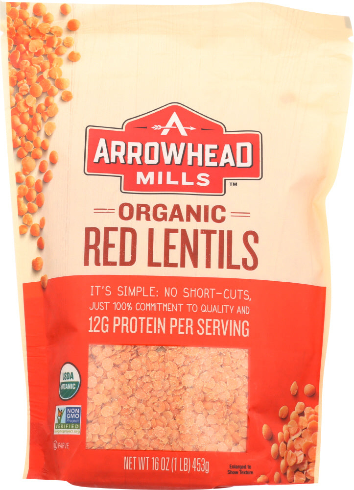 ARROWHEAD MILLS: Organic Red Lentils, 16 oz - Vending Business Solutions