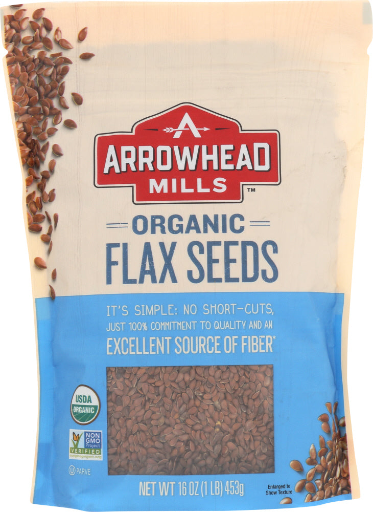 ARROWHEAD MILLS: Organic Flax Seeds, 16 oz - Vending Business Solutions