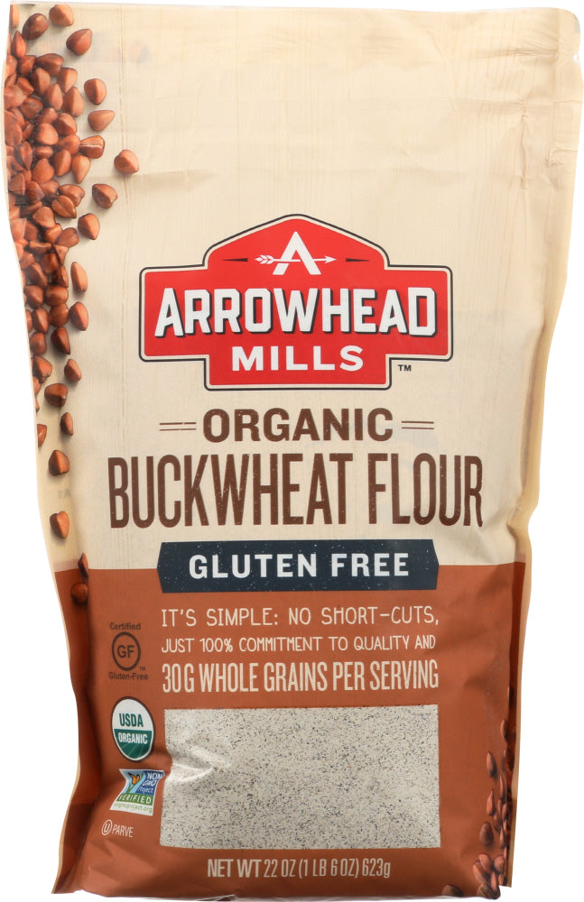 ARROWHEAD MILLS: Flour Buckwheat Organic, 22 oz - Vending Business Solutions