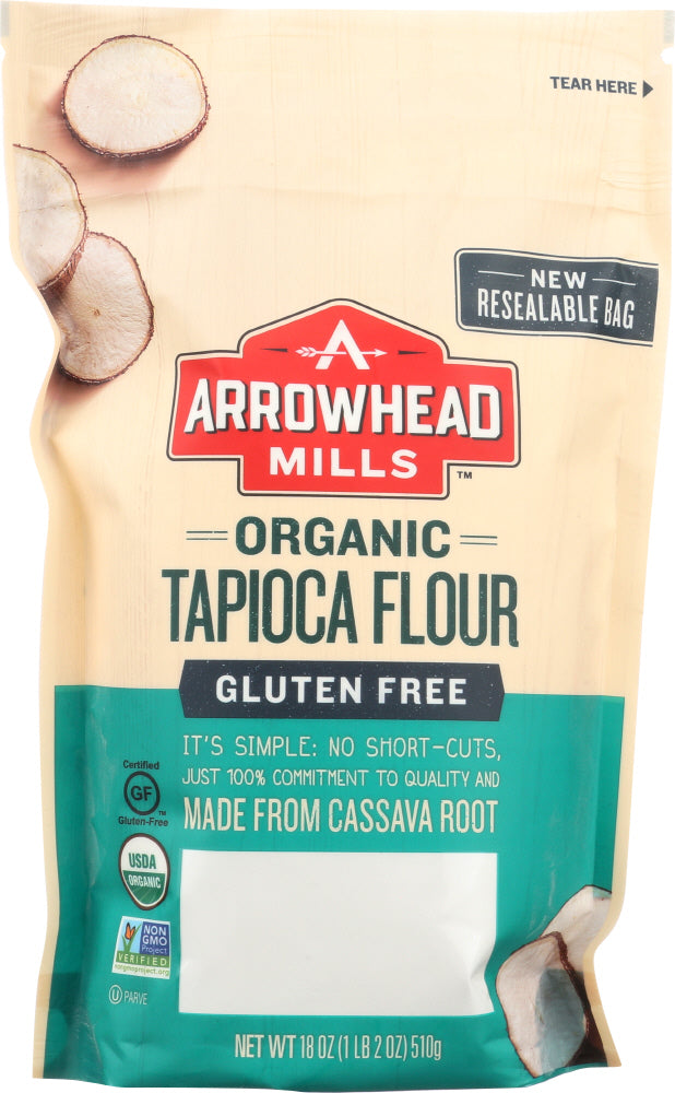 ARROWHEAD MILLS: Organic Flour Tapioca, 18 oz - Vending Business Solutions
