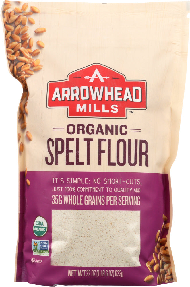 ARROWHEAD MILLS: Organic Spelt Flour, 22 oz - Vending Business Solutions