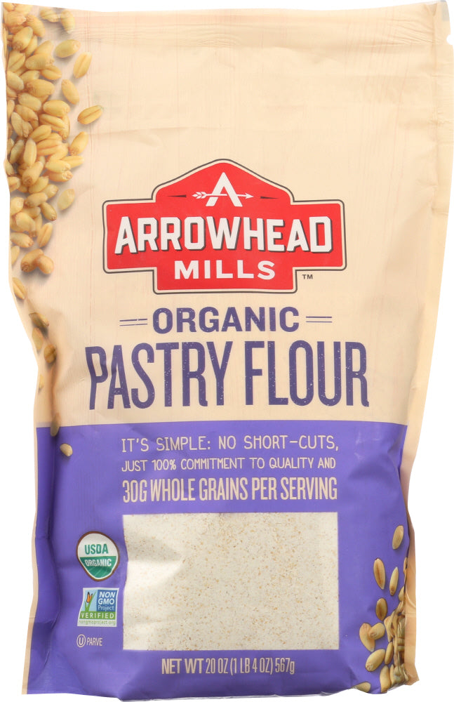 ARROWHEAD MILLS: Organic Pastry Flour, 20 oz - Vending Business Solutions