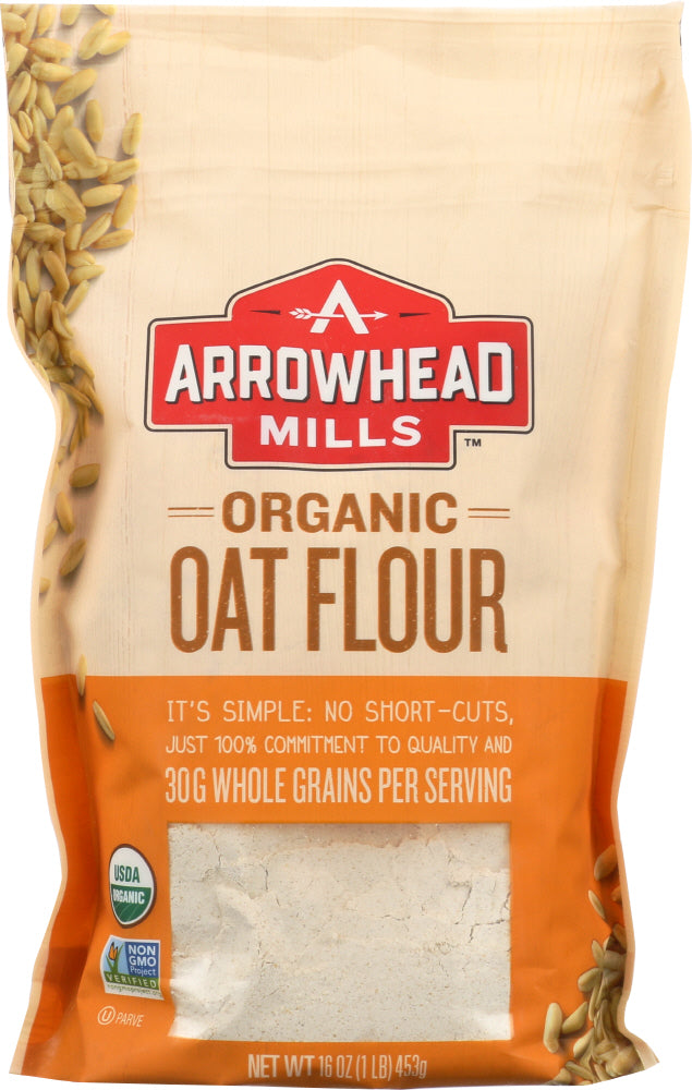 ARROWHEAD MILLS: Organic Oat Flour, 16 oz - Vending Business Solutions