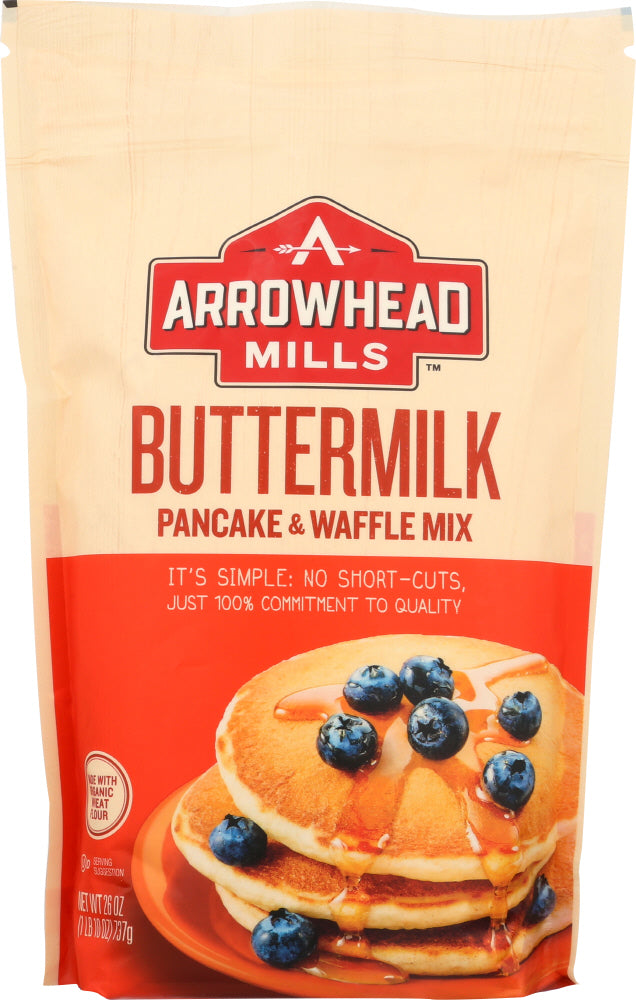 ARROWHEAD MILLS: Buttermilk Pancake and Waffle Mix, 26 oz - Vending Business Solutions
