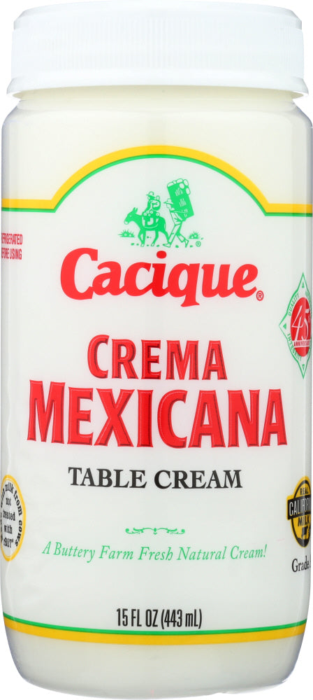 CACIQUE: Crema Mexicana Table Cream, 15 oz - Vending Business Solutions