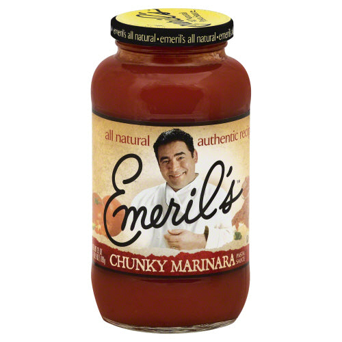 EMERILS: Chunky Marinara Sauce, 25 oz - Vending Business Solutions