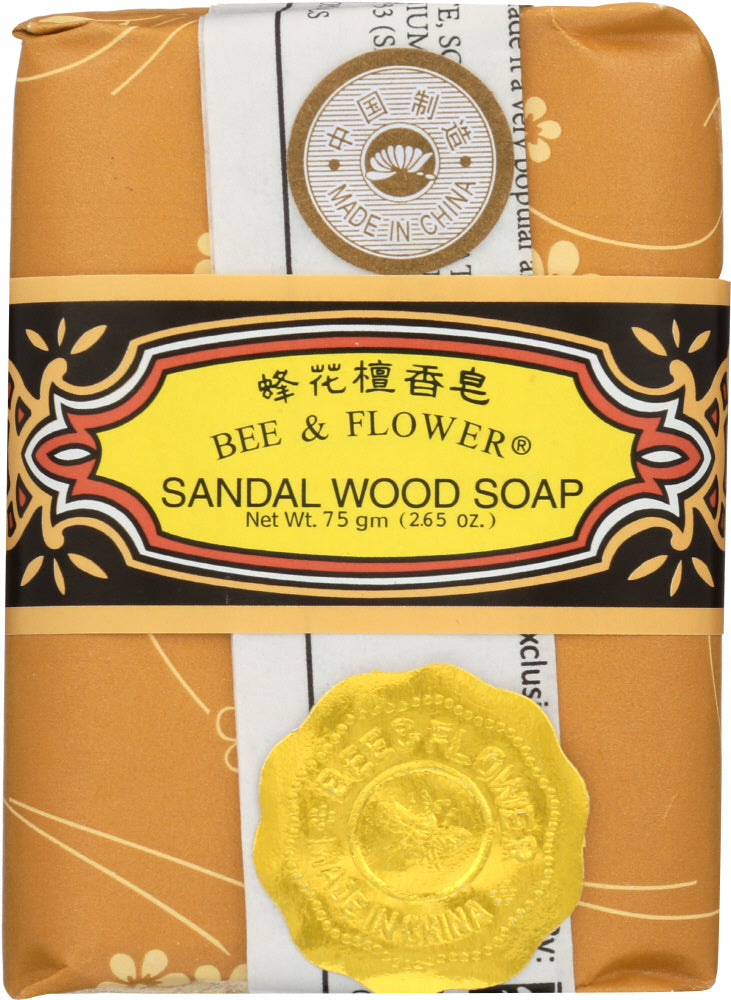 BEE & FLOWER: Sandal Wood Bar Soap, 2.65 oz - Vending Business Solutions