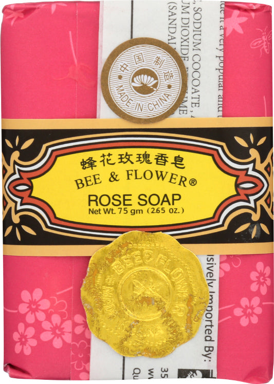BEE & FLOWER: Rose Bar Soap, 2.65 oz - Vending Business Solutions