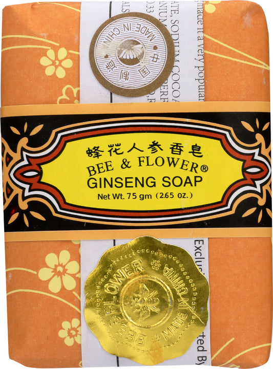 BEE & FLOWER: Ginseng Bar Soap, 2.65 oz - Vending Business Solutions