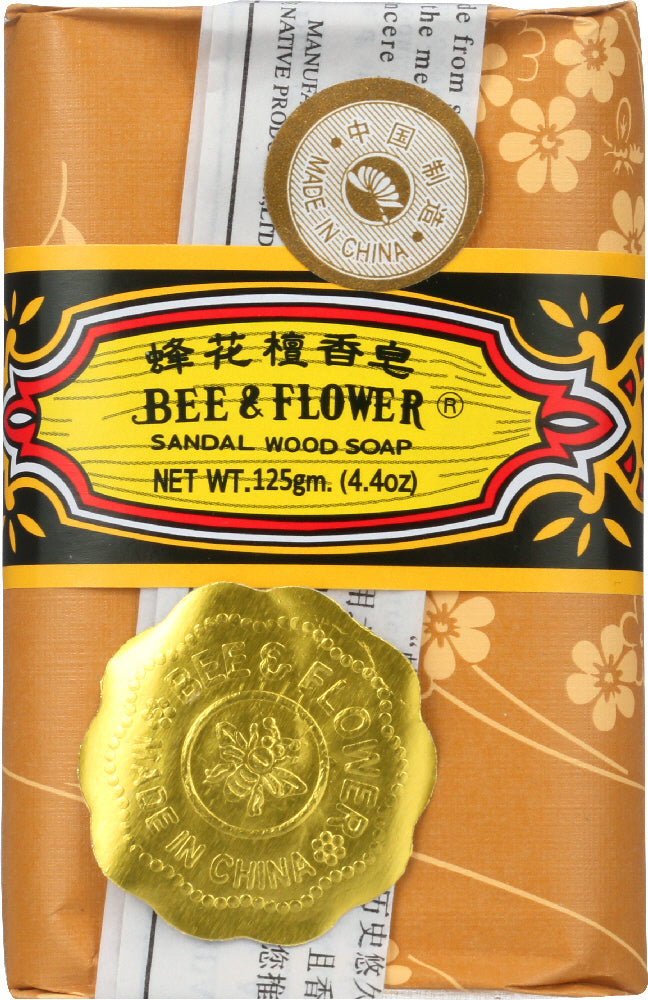 BEE & FLOWER: Sandal Wood Bar Soap, 4.4 oz - Vending Business Solutions