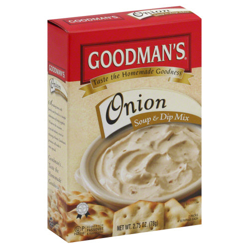 GOODMANS: Onion Soup & Dip Mix, 2.75 oz - Vending Business Solutions