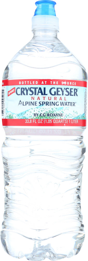 CRYSTAL GEYSER: Alpine Spring Water Sport Cap, 1 lt - Vending Business Solutions