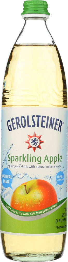 GEROLSTEINER: Sparkling Apple Water, 25.3 oz - Vending Business Solutions