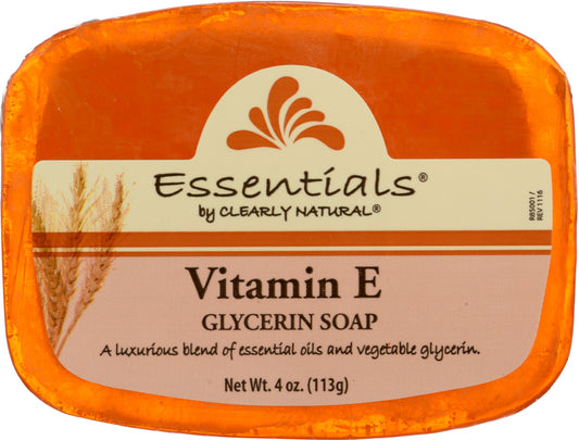 CLEARLY NATURAL: Vitamin E Pure And Natural Glycerine Soap, 4 oz - Vending Business Solutions