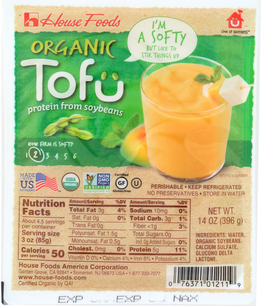 HOUSE FOODS: Organic Tofu Soft, 14 oz - Vending Business Solutions