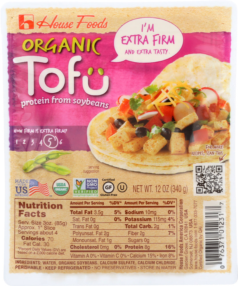 HOUSE FOODS: Tofu Extra Firm Organic, 12 oz - Vending Business Solutions