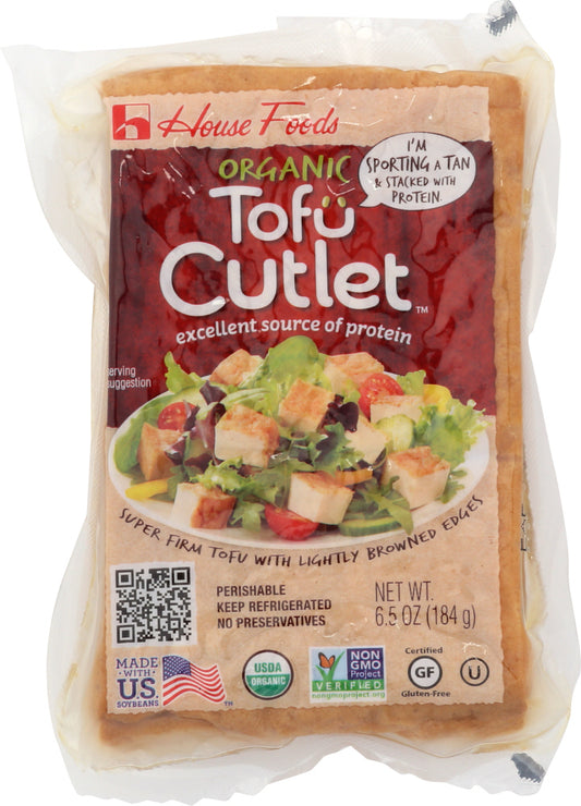 HOUSE FOODS: Organic Tofu Cutlet, 6.50 oz - Vending Business Solutions