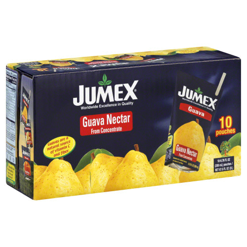 JUMEX: Juice Tetra Wedge Guava, 10 Packs, 67.6 oz - Vending Business Solutions