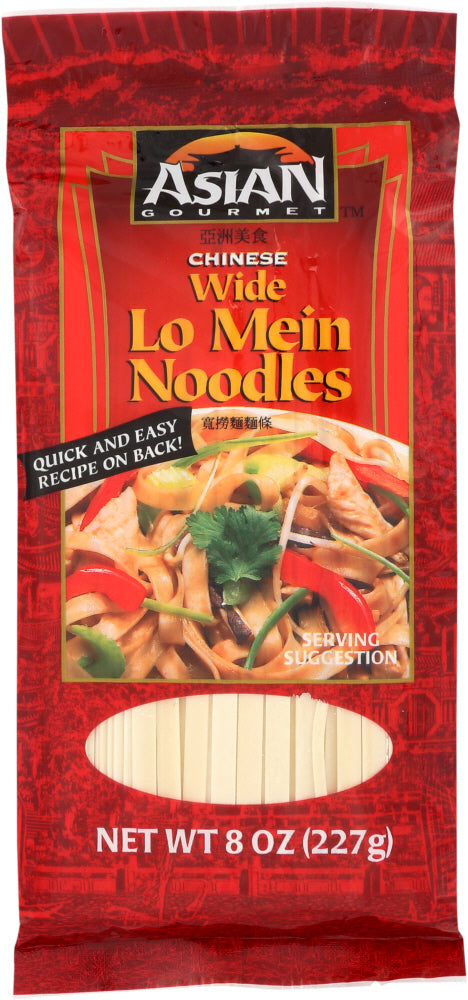 ASIAN GOURMET: Lo Mein Wide Chinese Noodles, 8 oz - Vending Business Solutions
