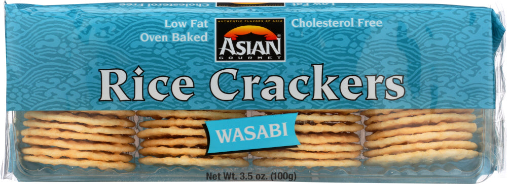 ASIAN GOURMET: Rice Cracker Wasabi, 3.5 oz - Vending Business Solutions