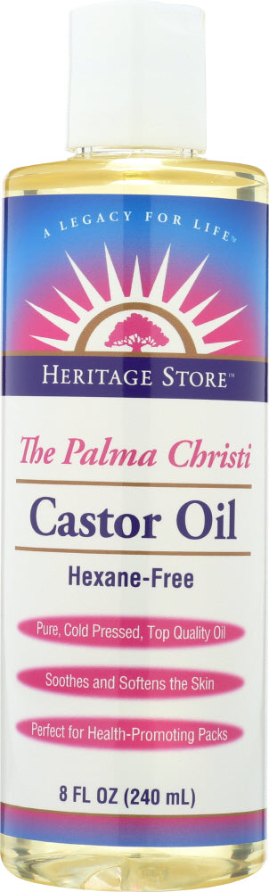 HERITAGE: Castor Oil Hexane Free, 8 oz - Vending Business Solutions