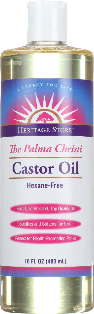 HERITAGE PRODUCTS: Castor Oil Hexane Free, 16 oz - Vending Business Solutions