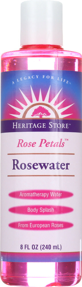 HERITAGE: Rose Petals Rosewater, 8 Oz - Vending Business Solutions