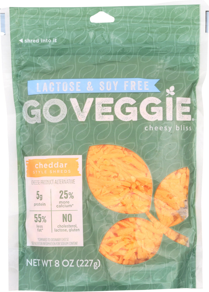 GO VEGGIE: Cheddar Style Shreds, 8 oz - Vending Business Solutions