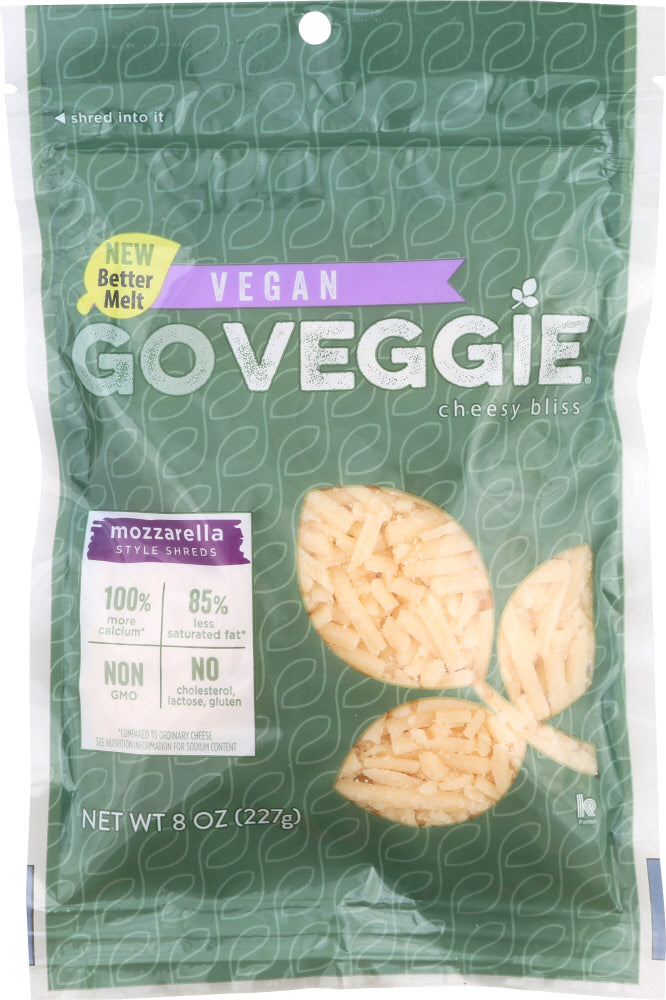 GO VEGGIE: Mozarella Style Shreds, 8 oz - Vending Business Solutions