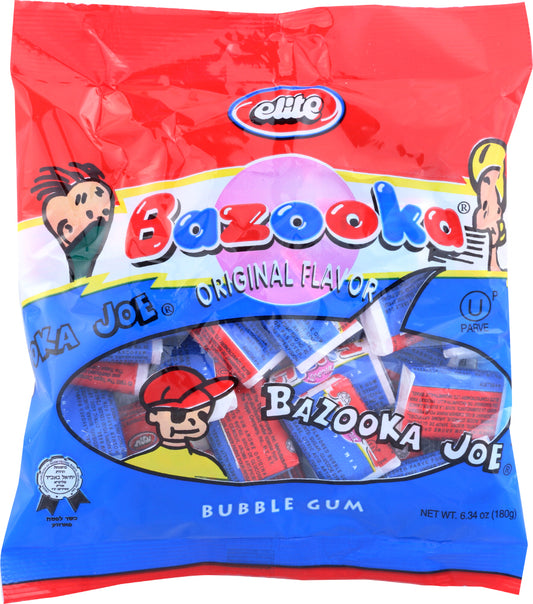ELITE: Bazooka Joe Bubble Gum Original Flavor, 6.3 Oz - Vending Business Solutions