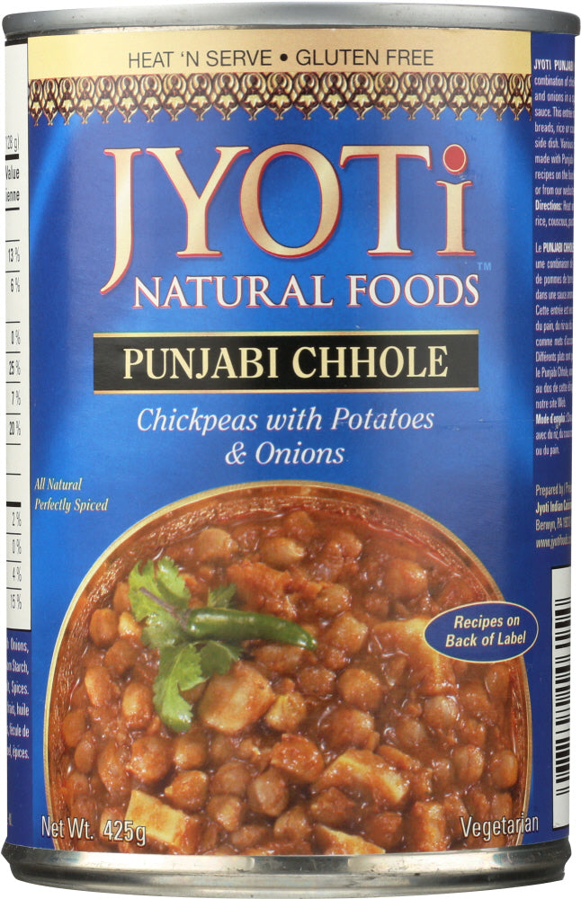 JYOTI: Punjabi Chhole Hot & Spicy Chickpeas, 15 oz - Vending Business Solutions
