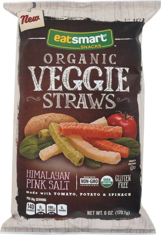 EATSMART: Organic Veggie Straws, 6 oz - Vending Business Solutions