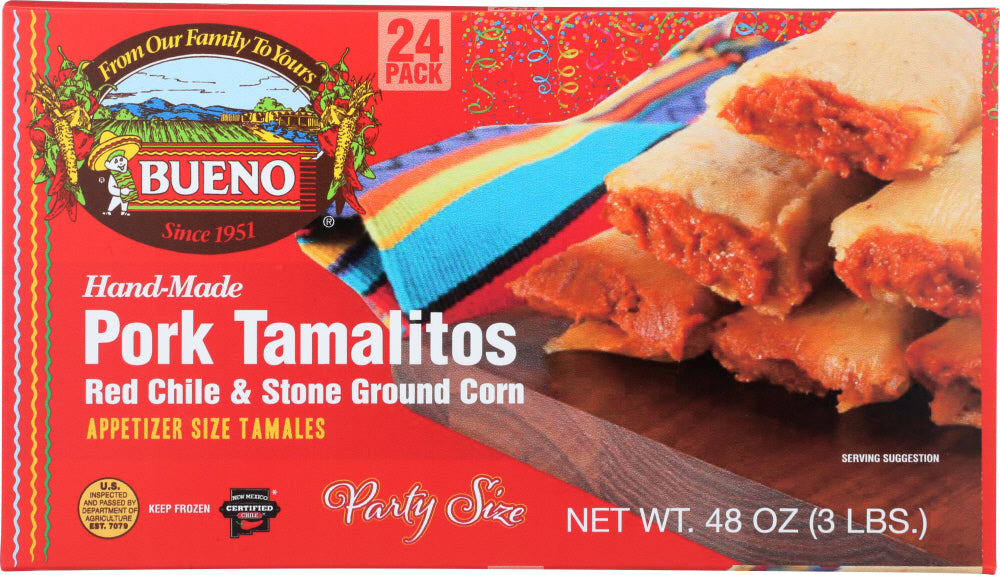 BUENO: Pork Tamalitos, 48 oz - Vending Business Solutions